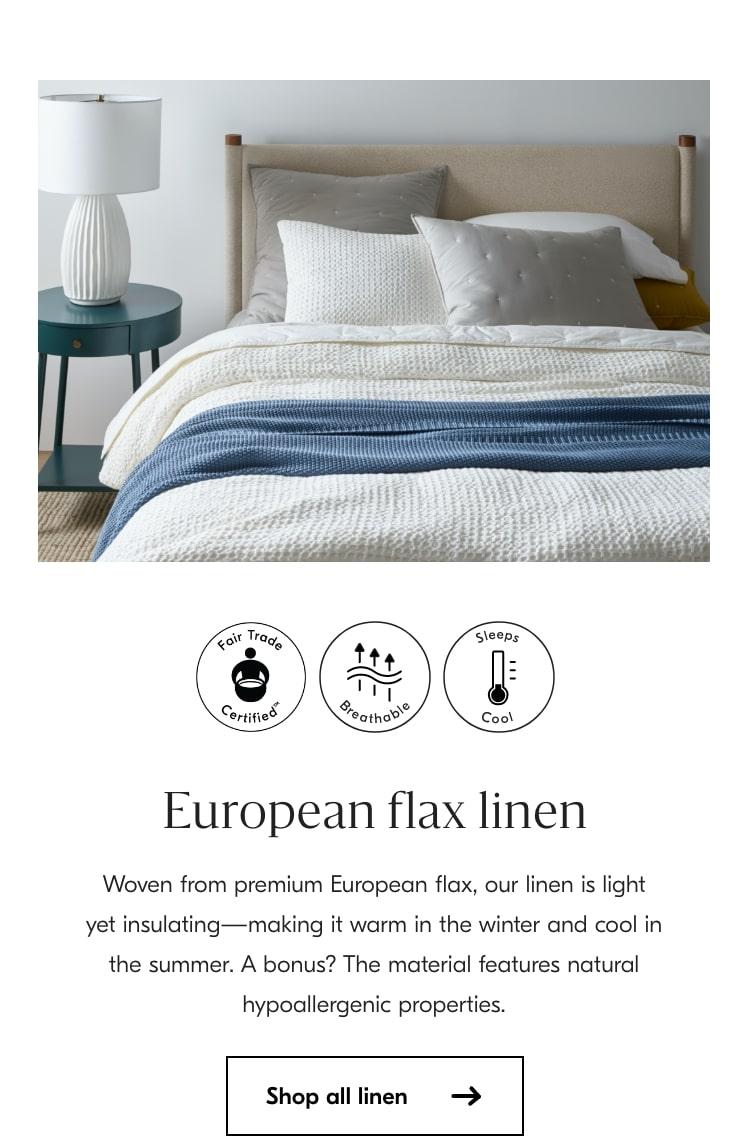 shop linen bedding